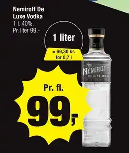 Calle Nemiroff De Luxe Vodka, DKK 99 tilbud
