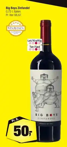 Calle Big Boys Zinfandel, DKK 50 tilbud