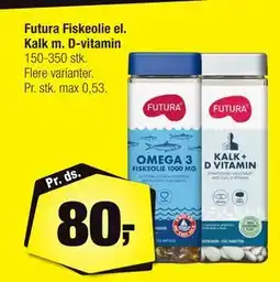 Calle Futura Fiskeolie el. Kalk m. D-vitamin, DKK 80 tilbud