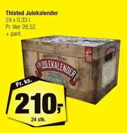 Calle Thisted Julekalender, DKK 210 tilbud
