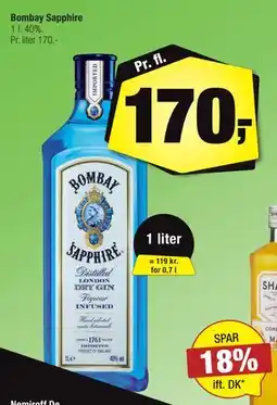 Calle Bombay Sapphire, DKK 170 tilbud