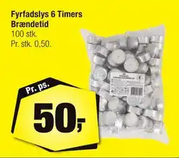 Calle Fyrfadslys 6 Timers Brændetid, DKK 50 tilbud