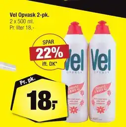 Calle Vel Opvask 2-pk, DKK 18 tilbud