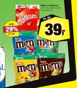 Calle M&M's el. Maltesers, DKK 39 tilbud