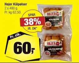 Calle Højer Kålpølser, DKK 60 tilbud