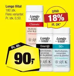Calle Longo Vital, DKK 90 tilbud