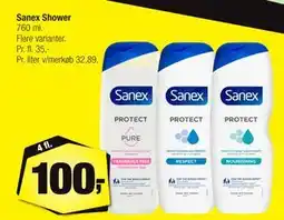 Calle Sanex Shower, DKK 100 tilbud