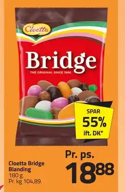 Fleggaard Cloetta Bridge Blanding, DKK 18.88 tilbud