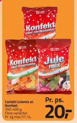 Fleggaard Carletti Julemix el. Konfekt, DKK 20 tilbud