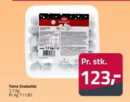 Fleggaard Toms Snebolde, DKK 123 tilbud