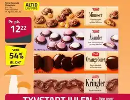 Fleggaard Toms Klassiske Chokolader, DKK 12.22 tilbud