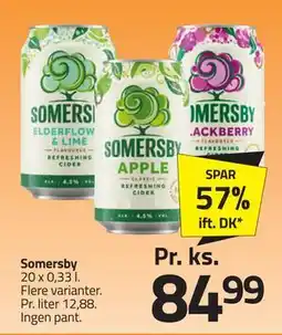 Fleggaard Somersby, DKK 84.99 tilbud
