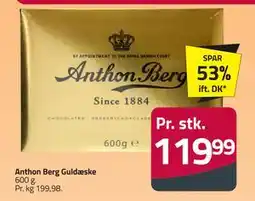 Fleggaard Anthon Berg Guldæske, DKK 119.99 tilbud