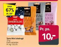 Fleggaard Toms Mini Juledragé, DKK 10 tilbud