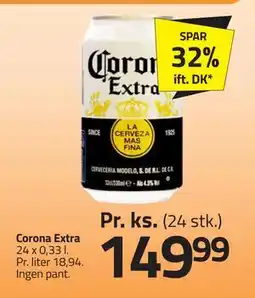 Fleggaard Corona Extra, DKK 149.99 tilbud
