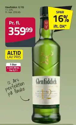 Fleggaard Glenfiddich 12 YO, DKK 359.99 tilbud