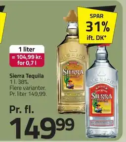 Fleggaard Sierra Tequila, DKK 149.99 tilbud