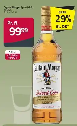 Fleggaard Captain Morgan Spiced Gold, DKK 99.99 tilbud