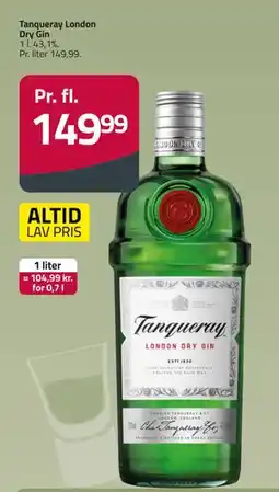 Fleggaard Tanqueray London Dry Gin, DKK 149.99 tilbud