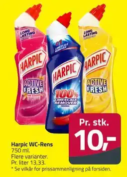 Fleggaard Harpic WC-Rens, DKK 10 tilbud