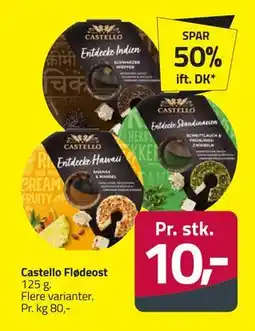 Fleggaard Castello Flødeost, DKK 10 tilbud