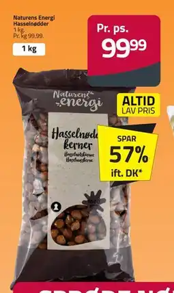 Fleggaard Naturens Energi Hasselnødder, DKK 99.99 tilbud