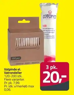 Fleggaard Vatpinde el. Vatrondeller, DKK 20 tilbud