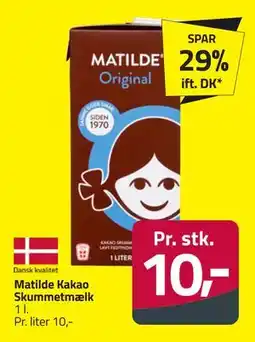 Fleggaard Matilde Kakao Skummetmælk, DKK 10 tilbud