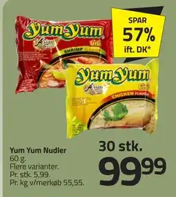 Fleggaard Yum Yum Nudler, DKK 99.99 tilbud