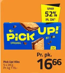 Fleggaard Pick Up! Kiks, DKK 16.66 tilbud