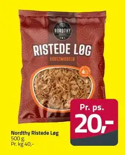 Fleggaard Nordthy Ristede Løg, DKK 20 tilbud