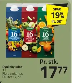 Fleggaard Rynkeby Juice, DKK 17.77 tilbud