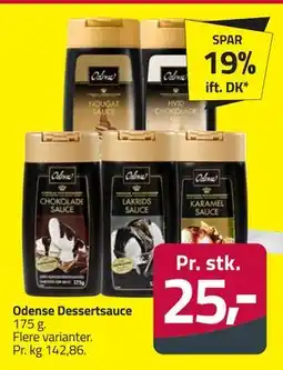 Fleggaard Odense Dessertsauce, DKK 25 tilbud