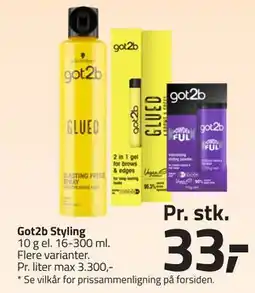 Fleggaard Got2b Styling, DKK 33 tilbud