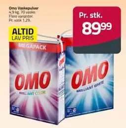 Fleggaard Omo Vaskepulver, DKK 89.99 tilbud