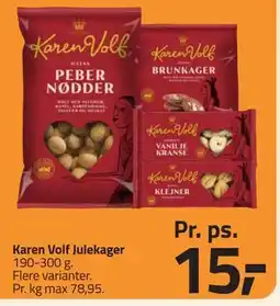 Fleggaard Karen Volf Julekager, DKK 15 tilbud