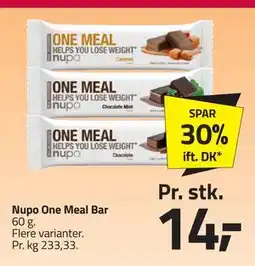 Fleggaard Nupo One Meal Bar, DKK 14 tilbud