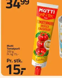 Fleggaard Mutti Tomatpuré, DKK 15 tilbud