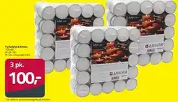 Fleggaard Fyrfadslys 6 timers, DKK 100 tilbud