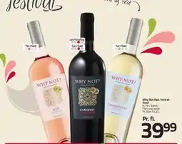 Fleggaard Why Not Rød, Hvid el. Rosé, DKK 39.99 tilbud