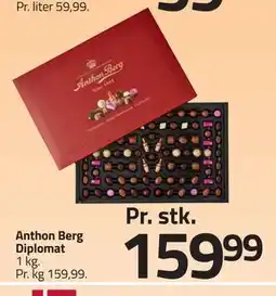 Fleggaard Anthon Berg Diplomat, DKK 159.99 tilbud
