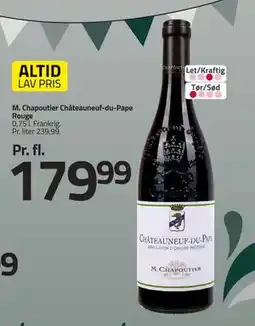 Fleggaard M. Chapoutier Châteauneuf-du-Pape Rouge, DKK 179.99 tilbud