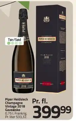 Fleggaard Piper Heidsieck Champagne Vintage 2018 Gaveæske, DKK 399.99 tilbud