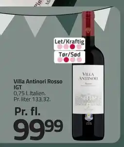 Fleggaard Villa Antinori Rosso IGT, DKK 99.99 tilbud