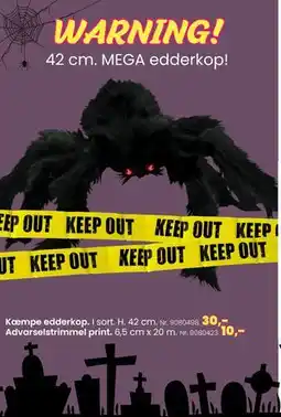Hi five Kæmpe edderkop., DKK 30 tilbud