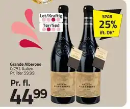 Fleggaard Grande Alberone, DKK 44.99 tilbud