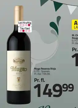 Fleggaard Muga Reserva Rioja, DKK 149.99 tilbud