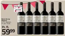 Fleggaard Baron de Ley Reserva, DKK 59.99 tilbud