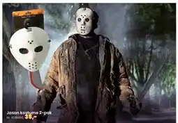 Hi five Jason kostume 2-pak, DKK 35 tilbud