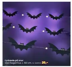 Hi five Lyskæde på snor, DKK 20 tilbud
